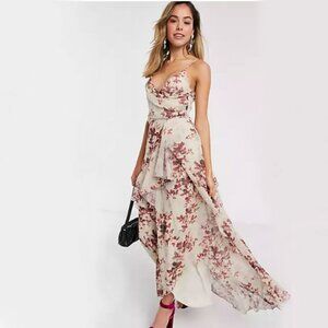 NEW ASOS DESIGN Layered Maxi Dress